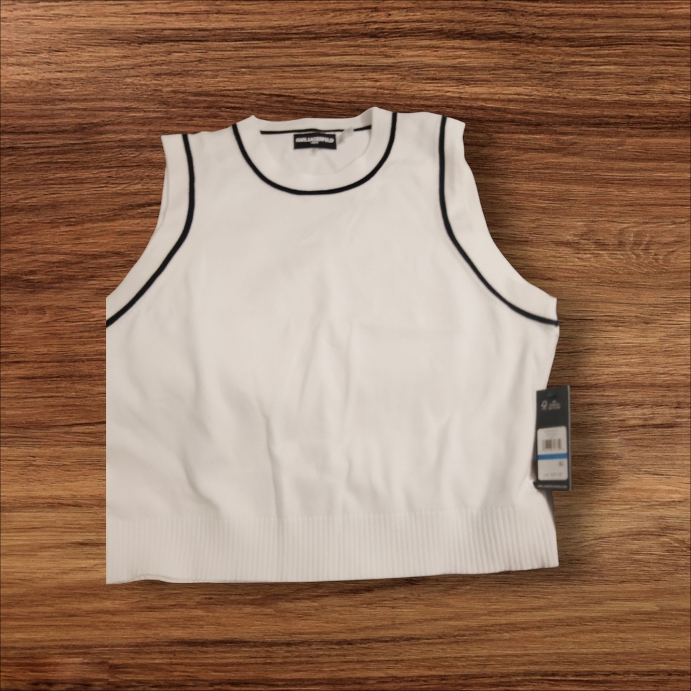 karl Lagerfield  Sleevless Sweater